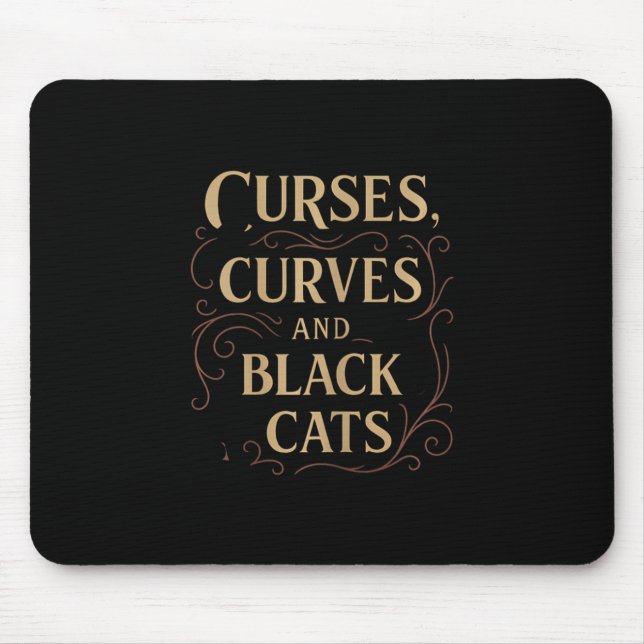 Mousepad Maldições de Halloween (Frente)