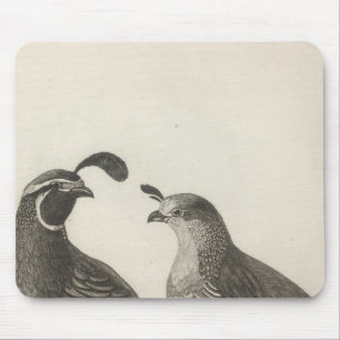 Mousepad Male & Female Partridge, Califórnia