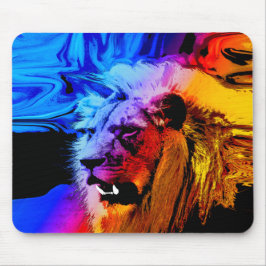 Mousepad Male Lion Safari — Um Rato De Sonho