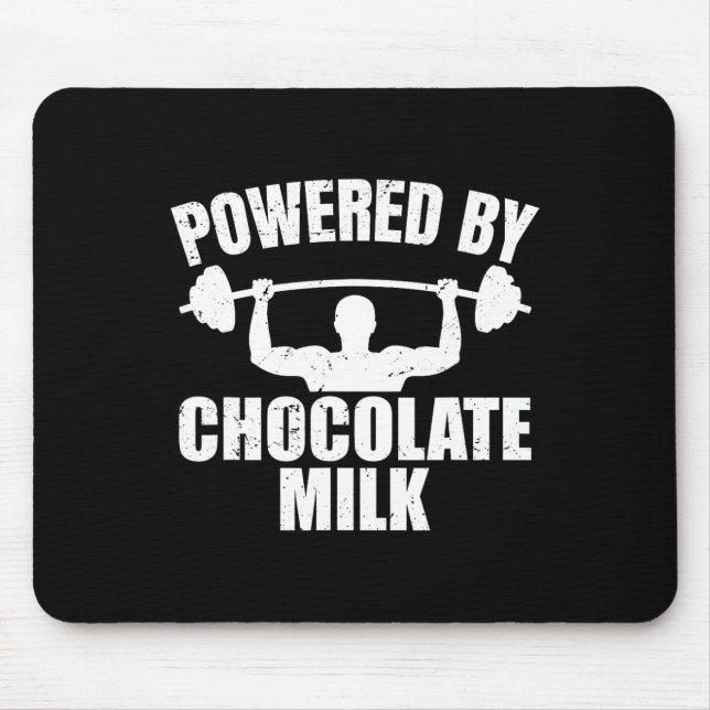 Mousepad Malhação de chocolate Leite e ginástica (Frente)