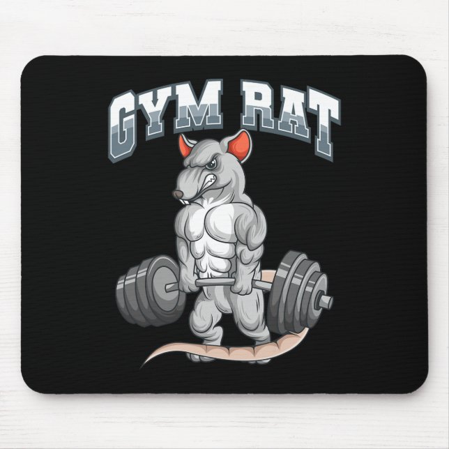 Mousepad Malhação de Gym Rat (Frente)