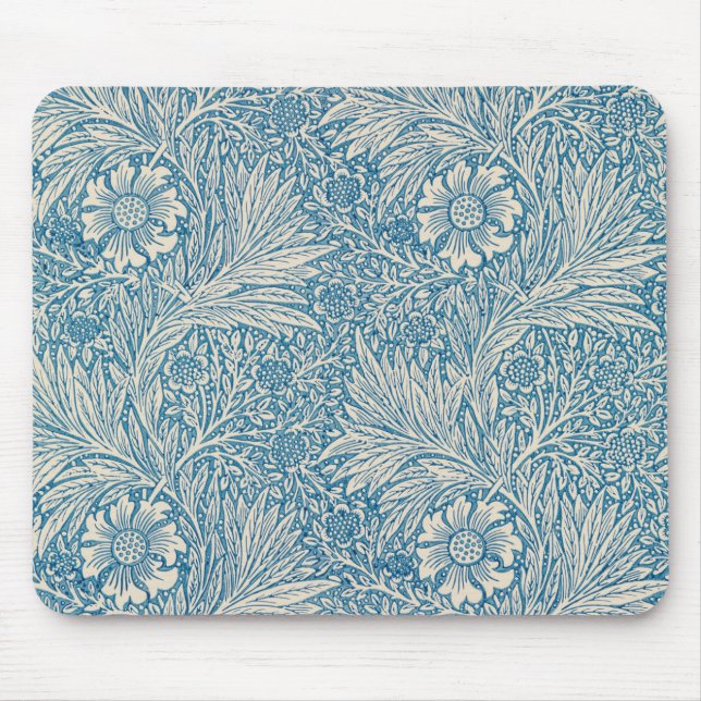 Mousepad Malmequeres Azuis (por William Morris) (Frente)