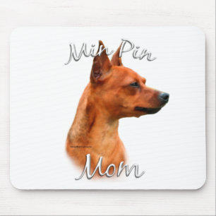Mousepad Mamã 2 do Pinscher diminuto (oxidação)