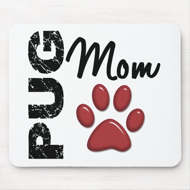 Mousepad Mamã 2 do Pug (Frente)