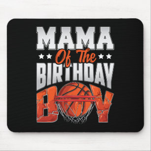 Mousepad Mama Bysketbyll Birthday Boy Family Byller B-day P