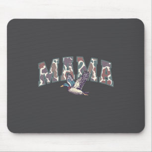 Mousepad Mama Caça Pato Camo Retrô 1º Aniversário Família M