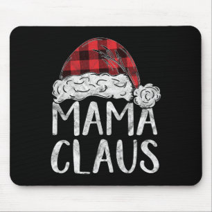 Mousepad Mama Claus Figurino Papais noeis de presente de Na