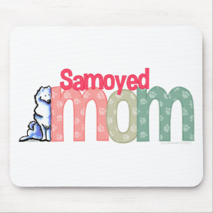 Mousepad Mamã do Samoyed