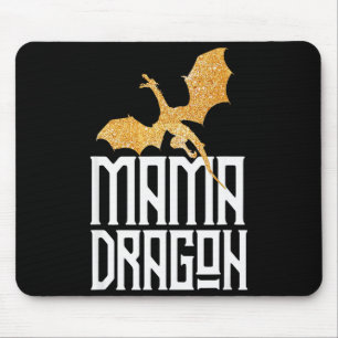 Mousepad Mama Dragão Natal Correspondência Família Tribo Mã