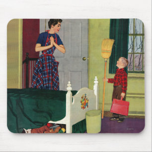 Mousepad Mamã, eu limpei minha sala!