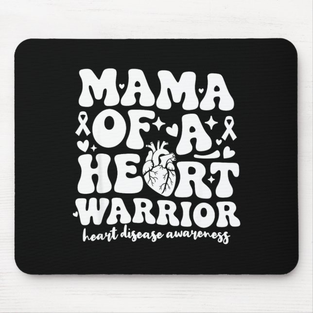 Mousepad Mama Groovy De Um Guerreiro Do Coração Conscientiz (Frente)