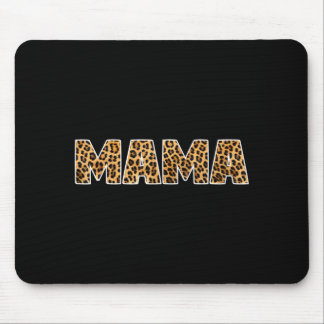 Mousepad Mama leopardo palavra engraçado dia das mães 