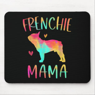 Mousepad Mama Tie Dye Buldogue francês Mãe