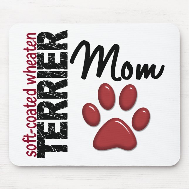 Mousepad Mamã Wheaten Macio-Revestida 2 de Terrier (Frente)