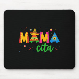 Mousepad Mamacita Cinco De Mayo Sombrero Mulheres Mãe Mot