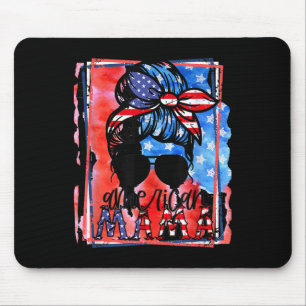 Mousepad Mamãe Americana - Quarto De Julho - Dia Memorial -