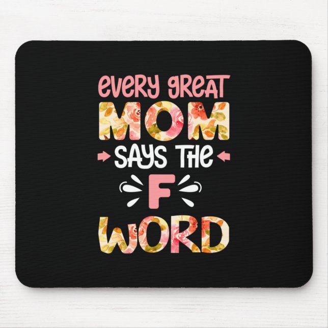 Mousepad Mamãe Art Todo Excelente Mãe (Frente)