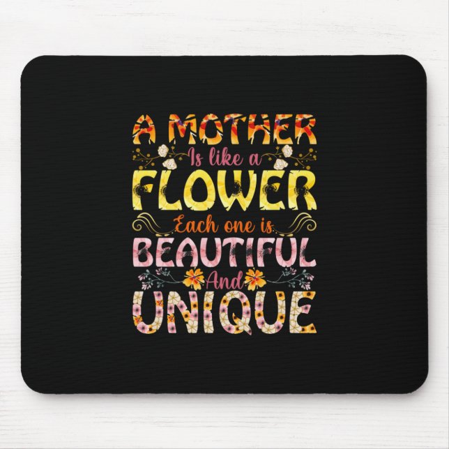 Mousepad Mamãe Arte Mãe É Como Flor (Frente)