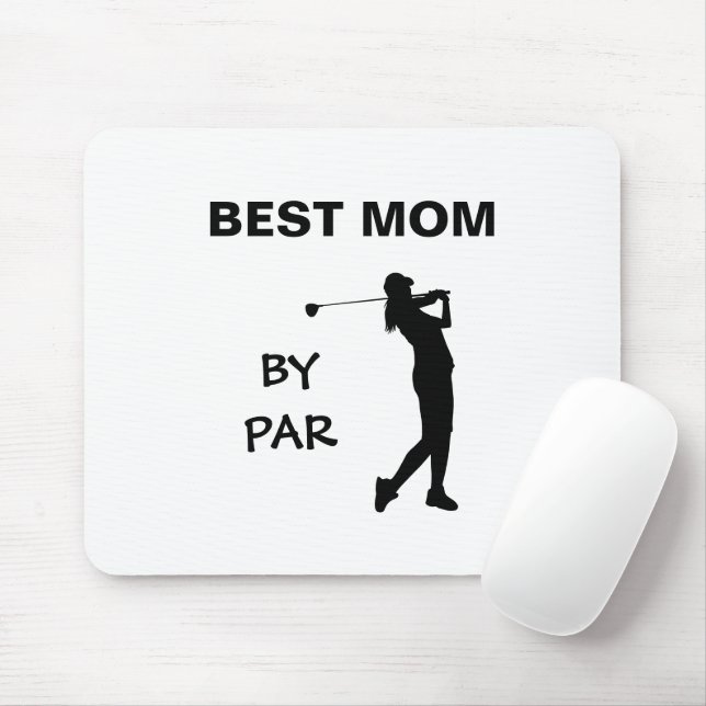 Mousepad Mamãe De Golfe Dia de as mães De Candeeiro Melhor  (Com mouse)