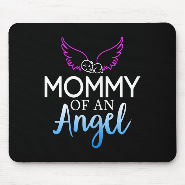 Mousepad Mamãe de um Anjo Mês de Conscientização sobre Sids (Frente)