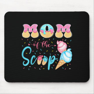 Mousepad Mamãe do Sorvete Scoop Revelação do Sexo do Bebê S