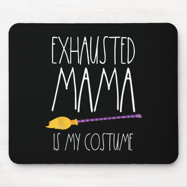 Mousepad Mamãe Esgotada É Minha Figurinha Esta É Minha Mãe  (Frente)