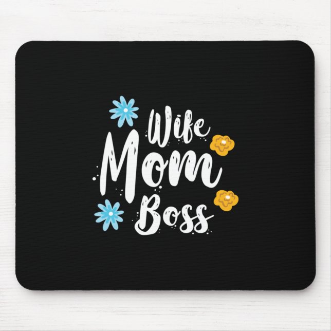 Mousepad Mamãe Gift Esposa Mãe Chefe (Frente)