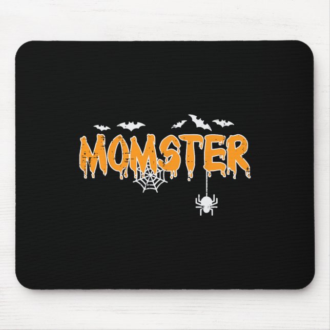 Mousepad Mamãe Mamãe Correspondente ao Dia das Bruxas (Frente)