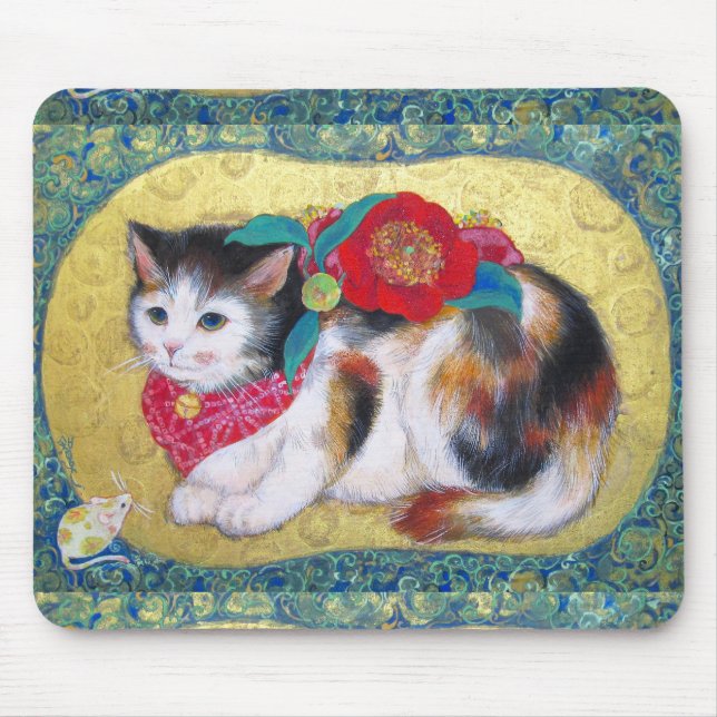 Mousepad Mameneko: The Camellia Kitten (Frente)