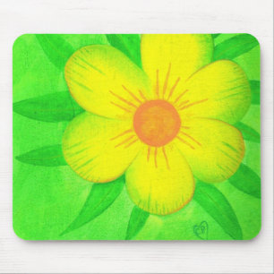 Mousepad Mancais Verdes Brilhantes Amarelos Brilhantes