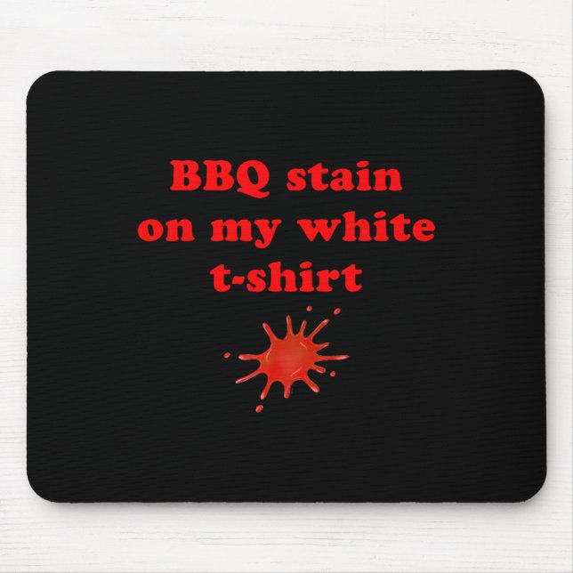 Mousepad Manchas De churrasco No Meu Branco 2 (Frente)
