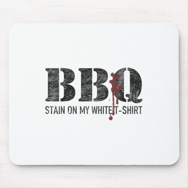 Mousepad Manchas De Churrasco No Meu Branco _3 (Frente)
