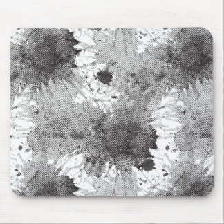 Mousepad Manchas de tinta monocromática