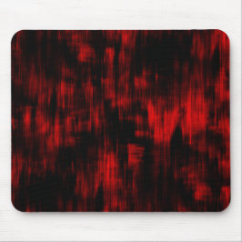 Mousepad Manchas ranhuras em vermelho vivo e preto