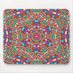 Mousepad Mandala colorido emaranhado