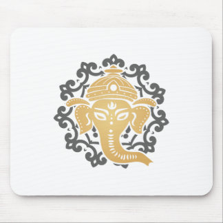 Mousepad Mandala de Ioga Elefante Hindus Dharma Chakra Hind