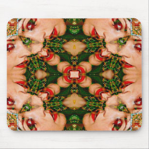 Mousepad Mandala de Lábios Vermelhos