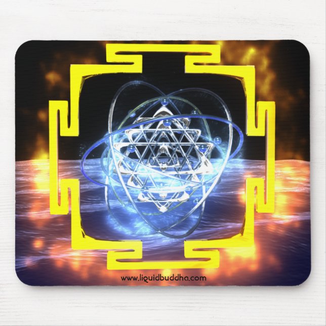 Mousepad Mandala de Sri Yantra (Frente)