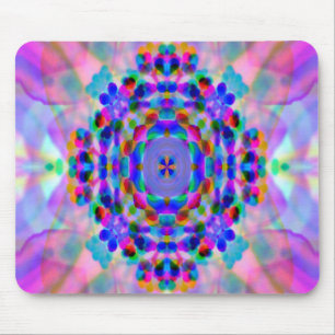 Mousepad Mandala do arco-íris….