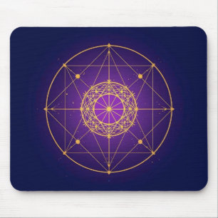 Mousepad Mandala Sagrado Celestial – Geometria Mística
