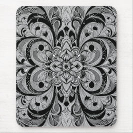 Mousepad Mandala Sinfonia de Cores – Floral Psicodélico Ous