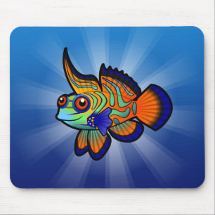 Mousepad Mandarin Cartoon / Peixe-Dragão