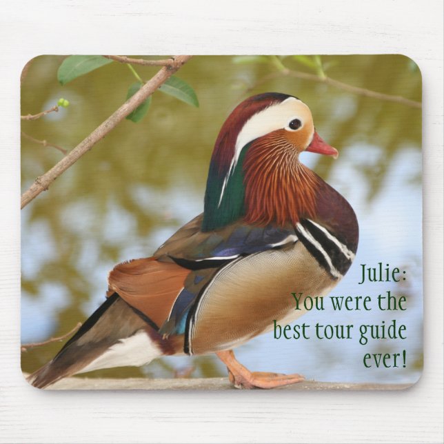 Mousepad Mandarin Duck (Frente)