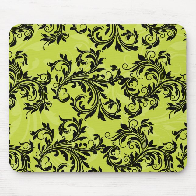 Mousepad Maneira de Rolar Verde e Preto (Frente)