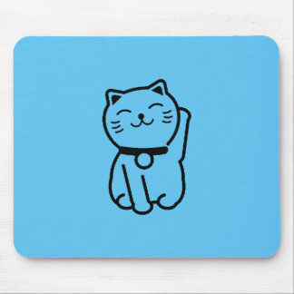 Mousepad Maneki neko, um gatinho japonês sortudo...