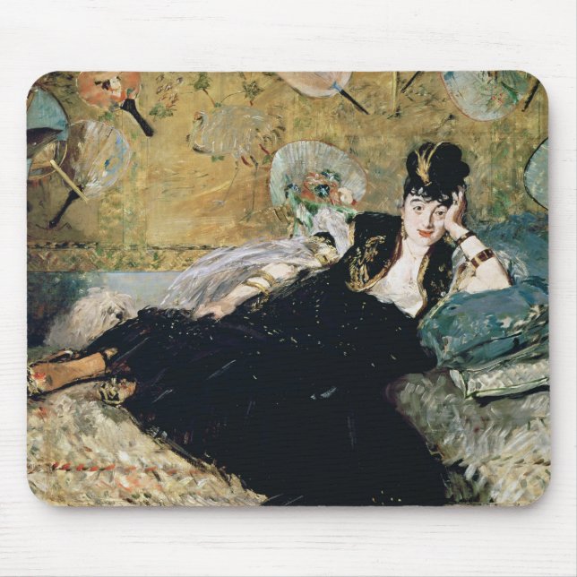 Mousepad Manet | a senhora com fãs (Frente)