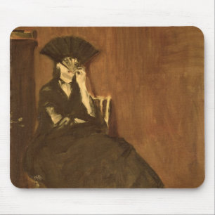 Mousepad Manet   Berthe Morisot com um fã, 1872