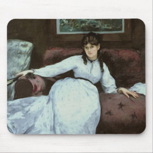 Mousepad Manet o resto, retrato de Berthe Morisot