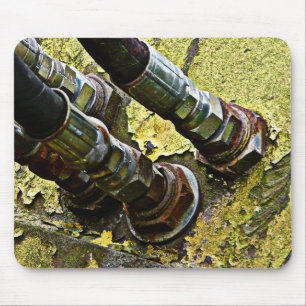 Mousepad Mangueiras hidráulicas no trator velho