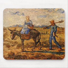 Mousepad Manhã, Casal de Camponeses por Vincent van Gogh